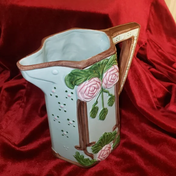 Vintage Majolica Citrus Pitcher